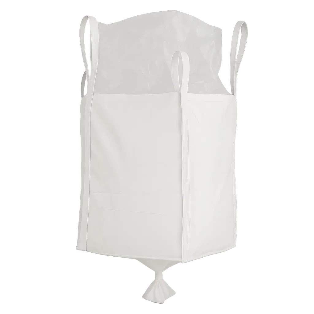 Big bag modelo C4 — saia, válvula inferior