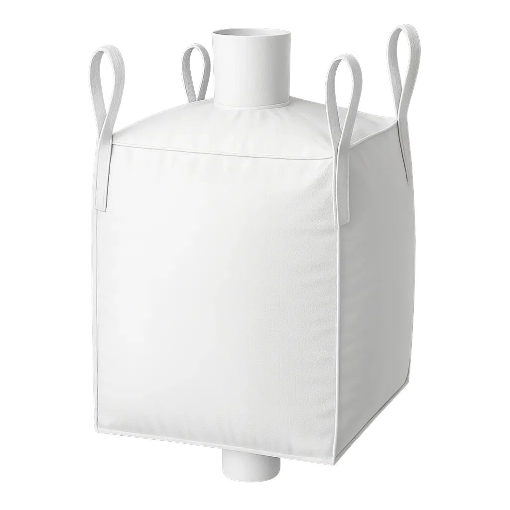 Big bag modelo C6 — válvula superior, válvula inferior